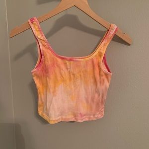 Multi color crop top